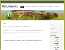 Tablet Screenshot of mikulovice.info