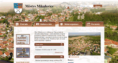 Desktop Screenshot of mikulovice.eu