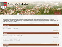 Tablet Screenshot of mikulovice.eu